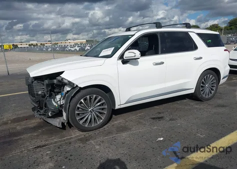 2023 Hyundai Palisade Calligraphy from USA, damaged, VIN KM8R74GE6PU559241